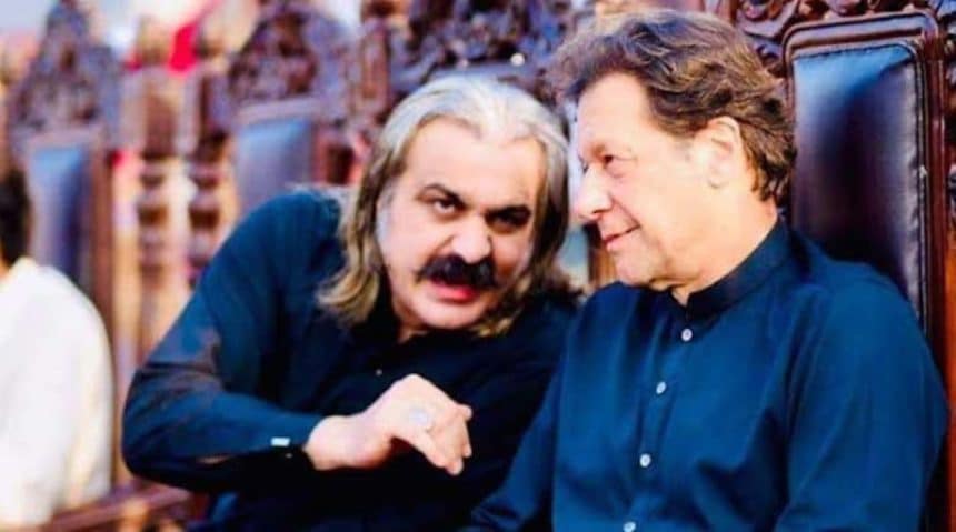 Ali Amin Gandapur, Imran Khan