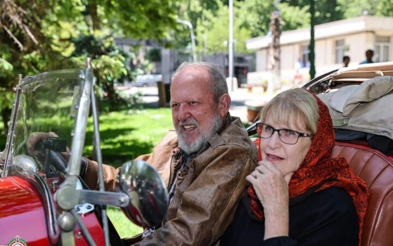Elderly Australian couple world tour