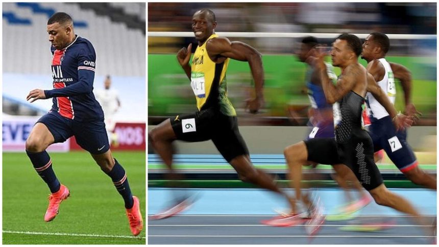 Kylian Mbappe vs. Usain Bolt Race