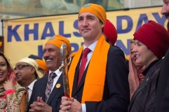 Trudeau at Khalsa Day Celebrations