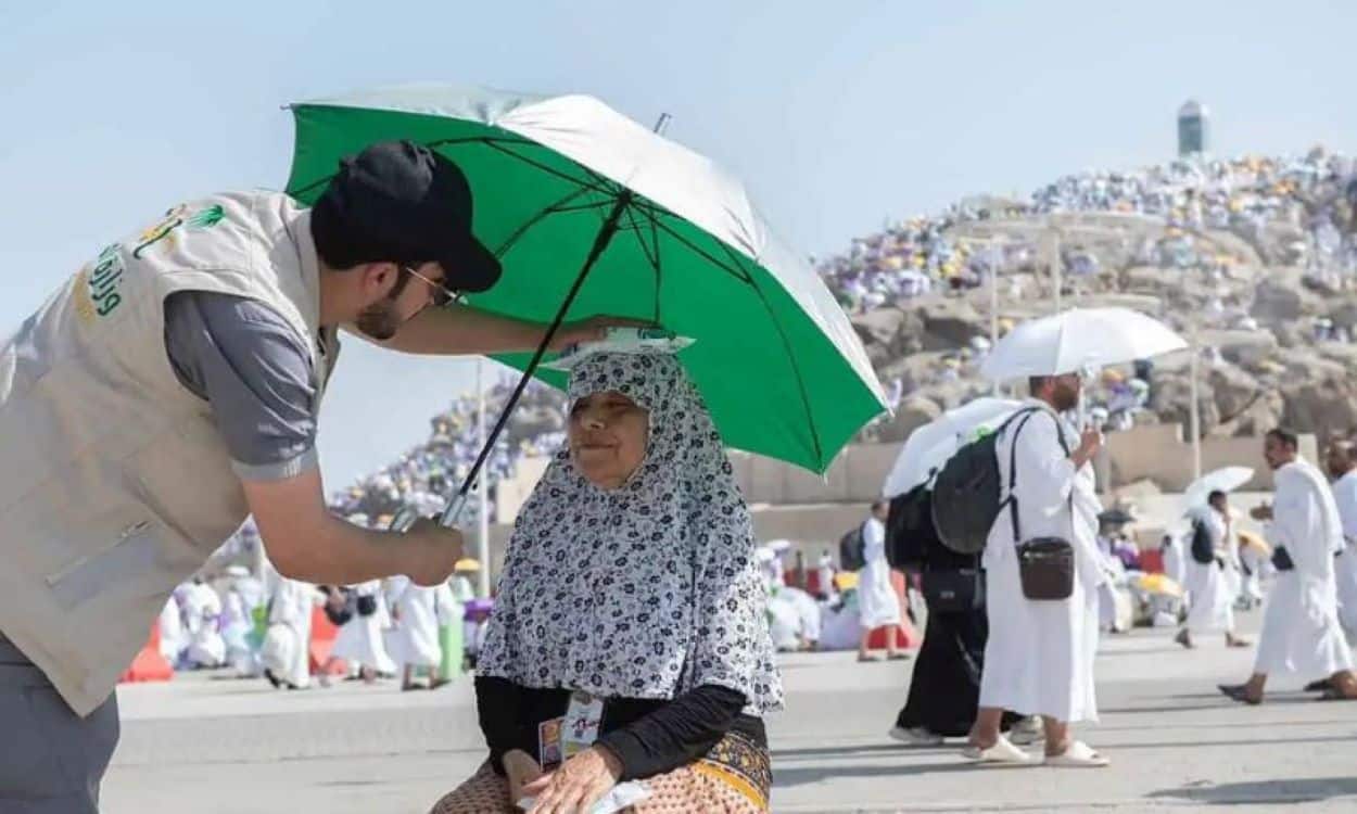 Precautions against heatstroke during Hajj