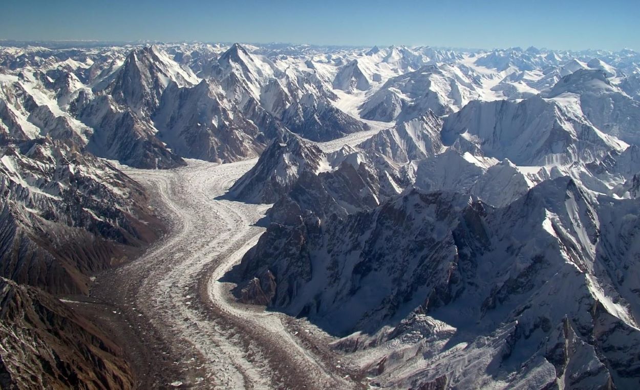 Glacier melt in Northern Pakistan