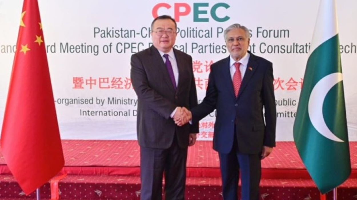 Chinese official Liu Jianchao, Ishaq Dar