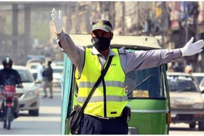 Peshawar Traffic Wardens
