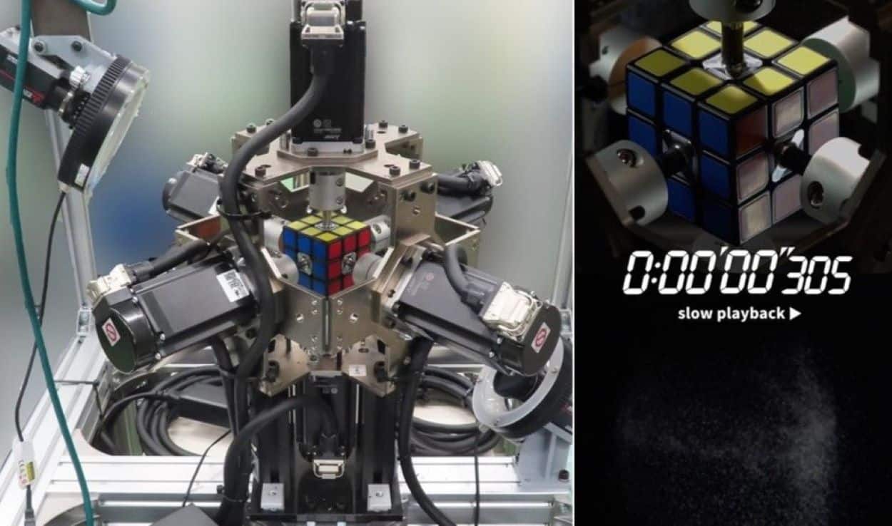 AI robot Rubik's Cube record