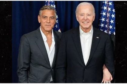 George Clooney and President Joe Biden