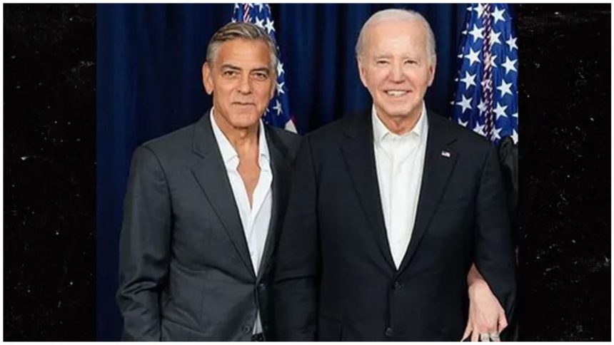 George Clooney and President Joe Biden