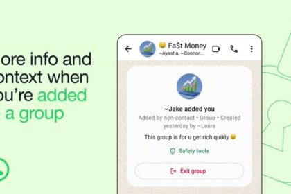 WhatsApp Context Card features
