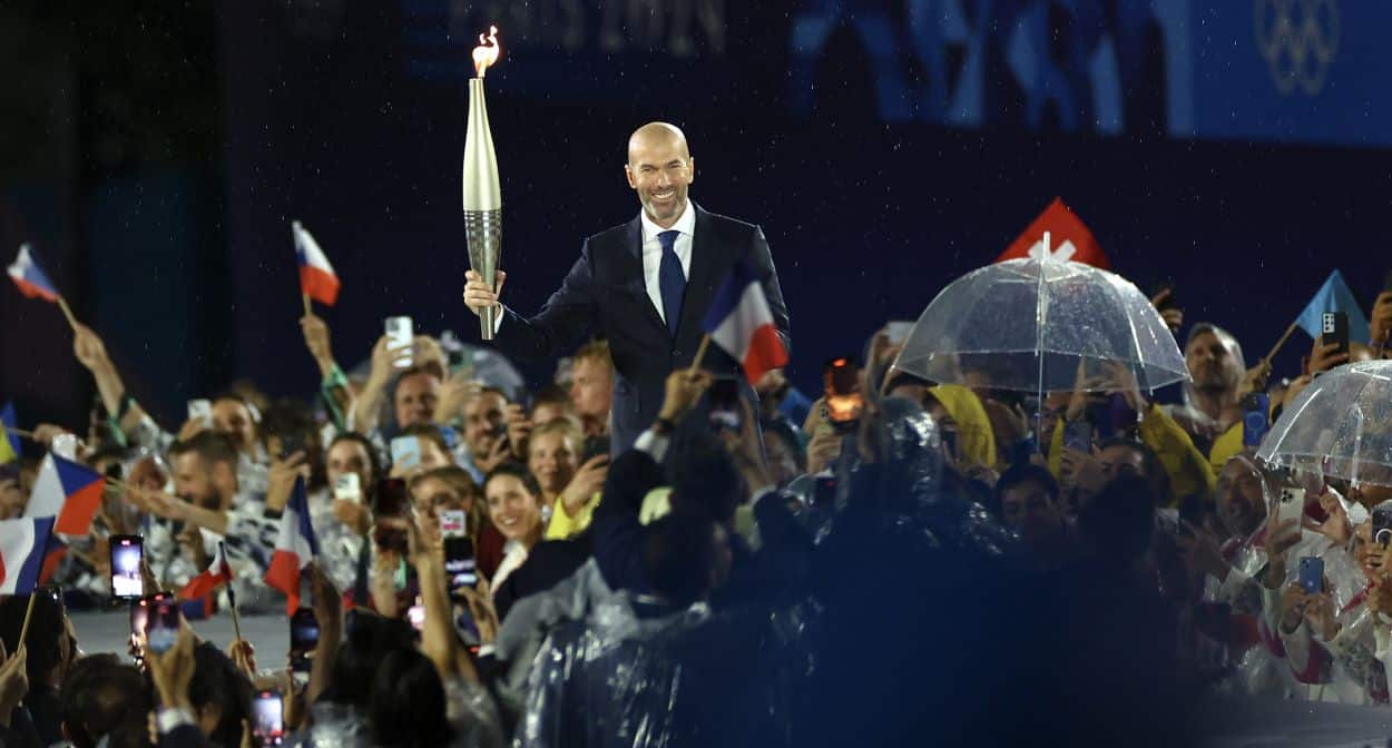 Zinat Zidane with Paris Olympics 2024
