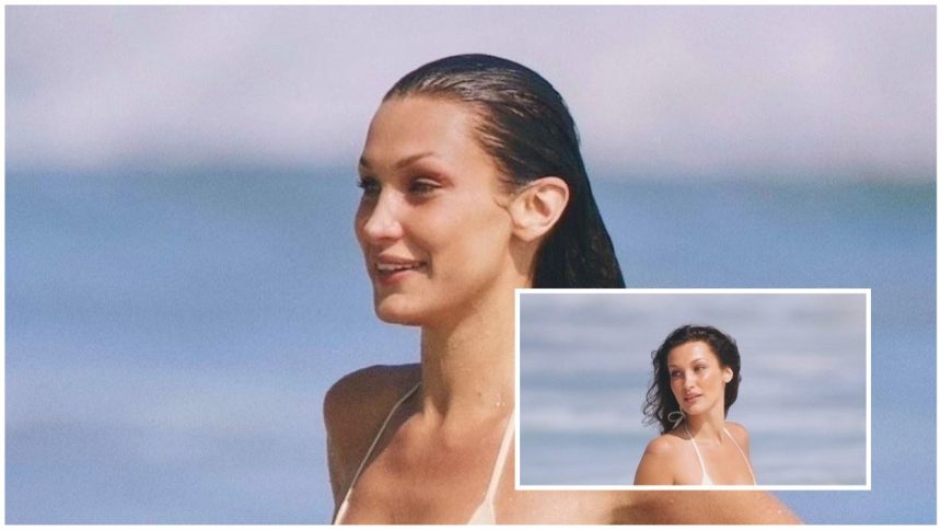 Bella Hadid in Malibu