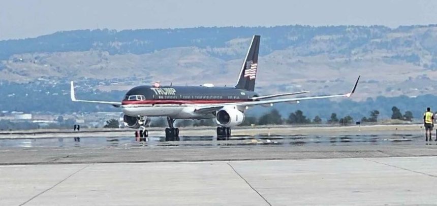 Donald Trump's Plane emergency landing