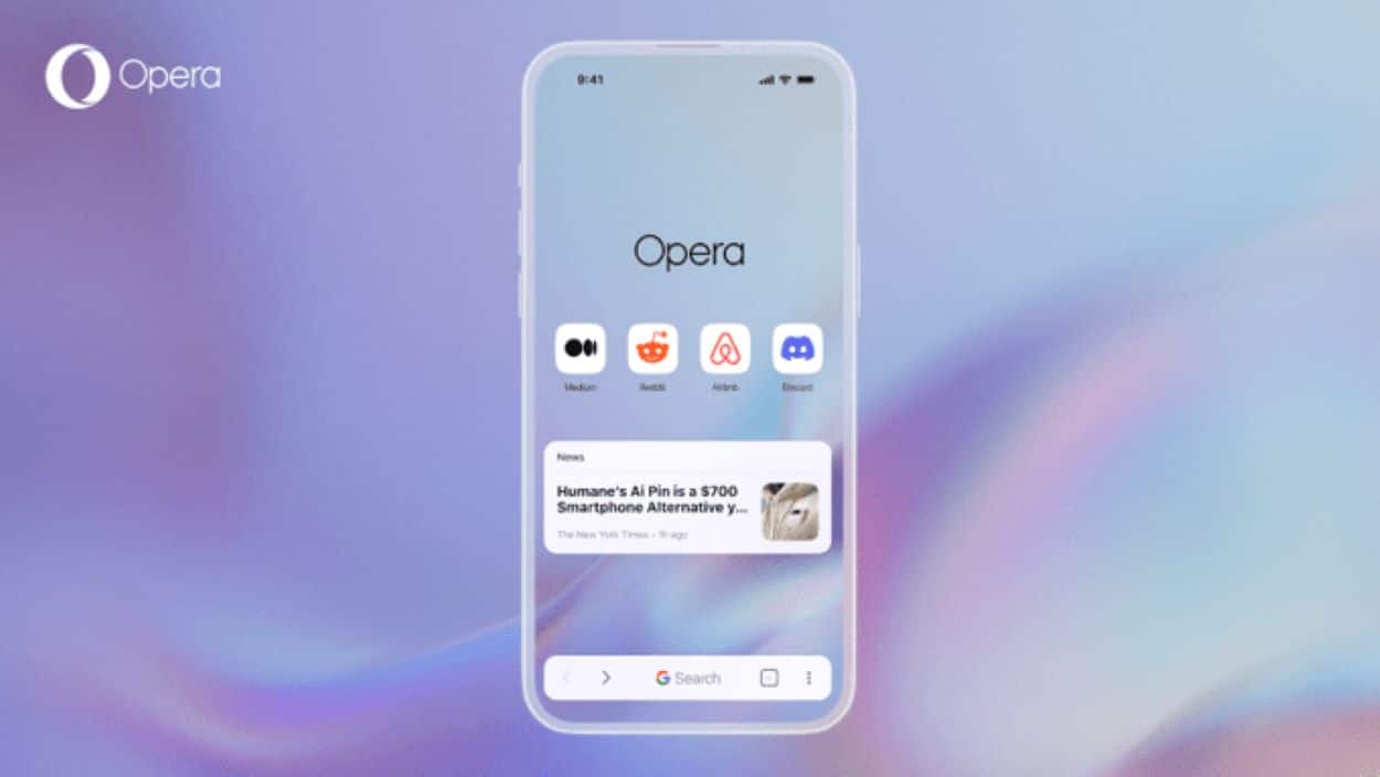 Opera One iPhone Update