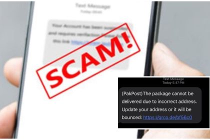 Pakistan SMS Scam