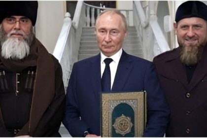 Putin Kissing Quran