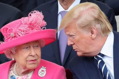 Queen Elizabeth Donald Trump