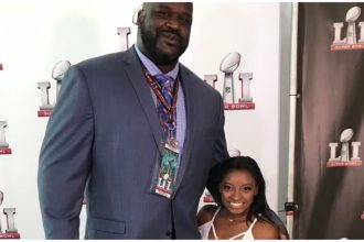 Shaquille O'Neal Simone Biles Height Difference