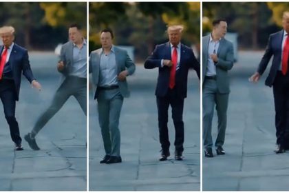 Trump and Elon Musk Dance to Bee Gees' 'Stayin' Alive'