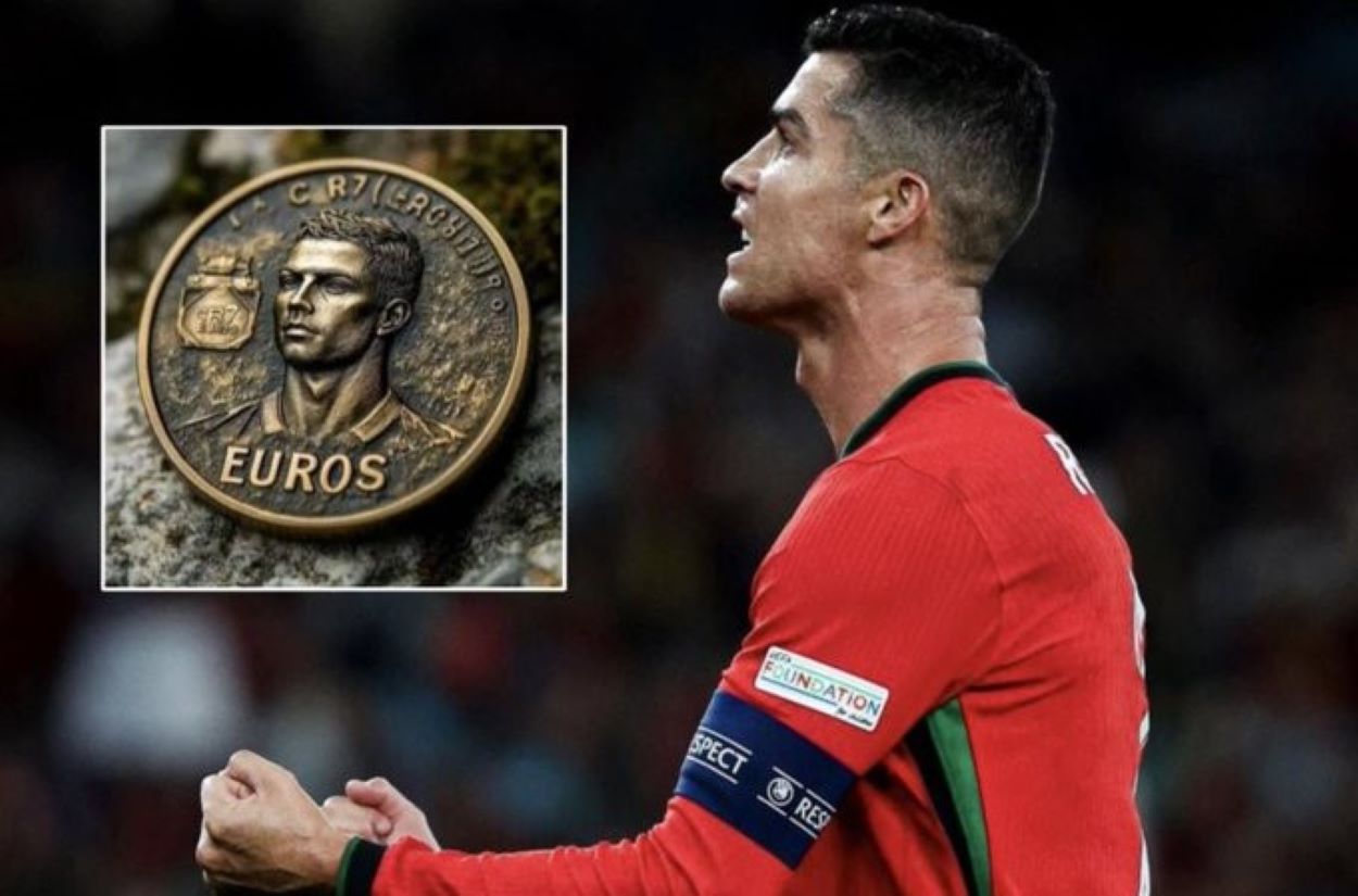 Cristiano Ronaldo Euro Coin