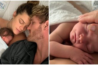 Logan Paul, Nina Agdal first child