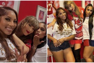 Taylor Swift New Friends at Chiefs game