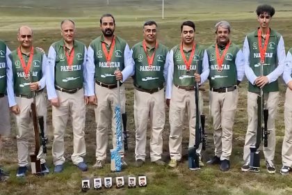 Pakistani shooters at Bisley