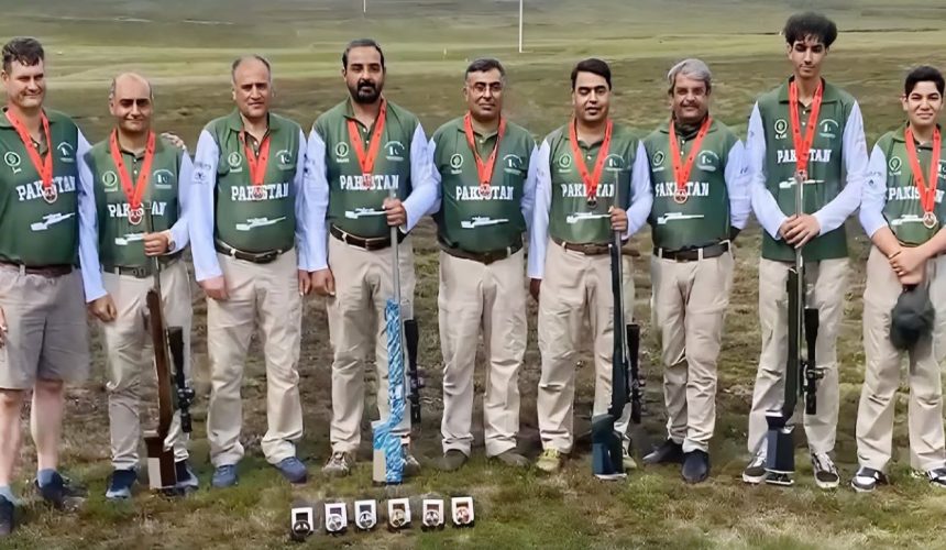 Pakistani shooters at Bisley