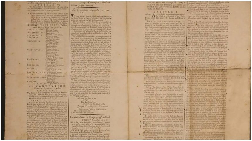 1787 Constitution Auction