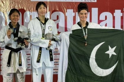 Pakistan's taekwondo team