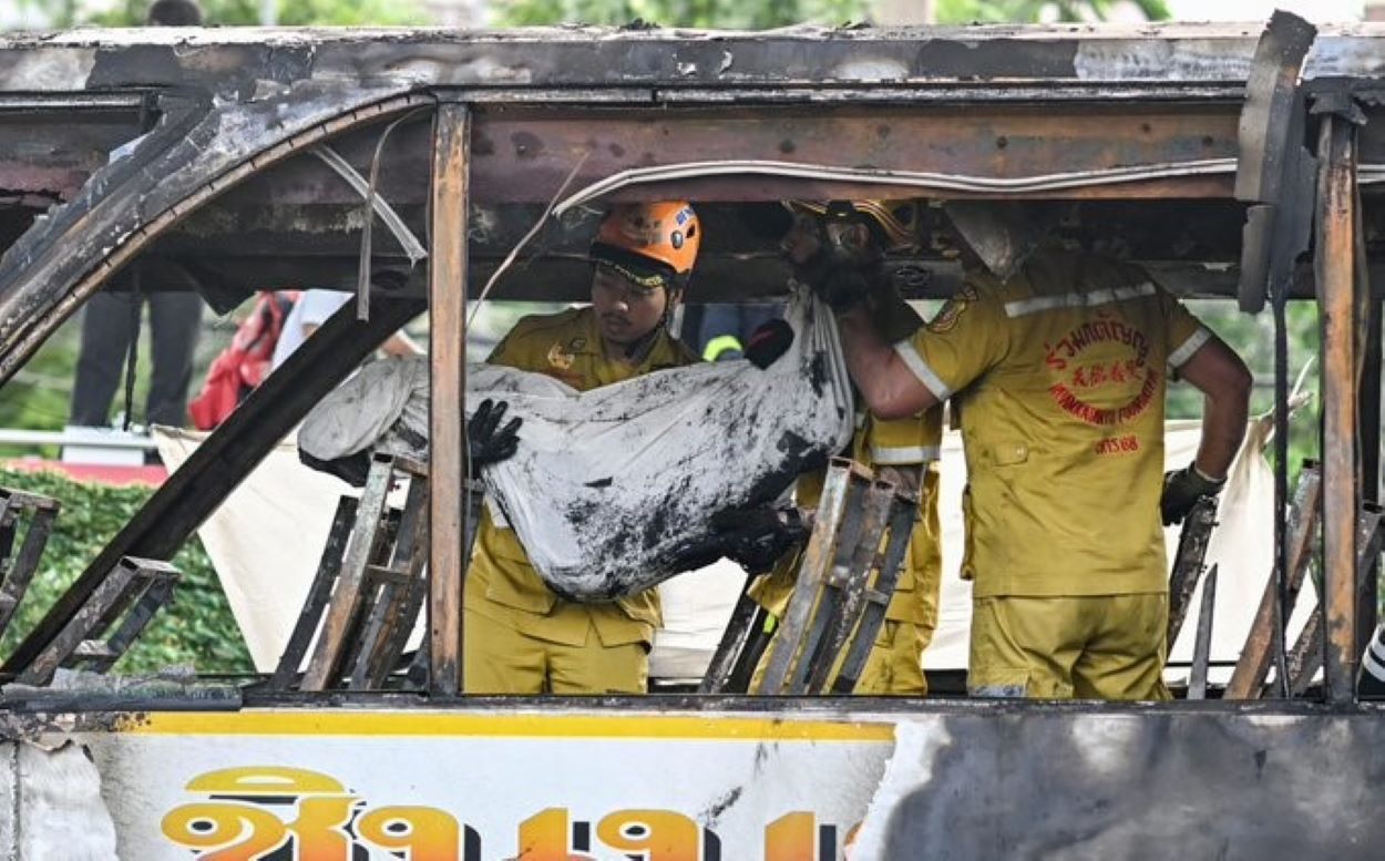 Thai School Bus Fire