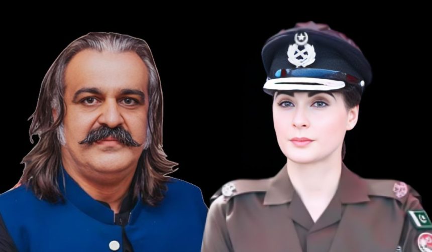 Ali Amin Gandapur, Maryam Nawaz in Apex Committee Meeting