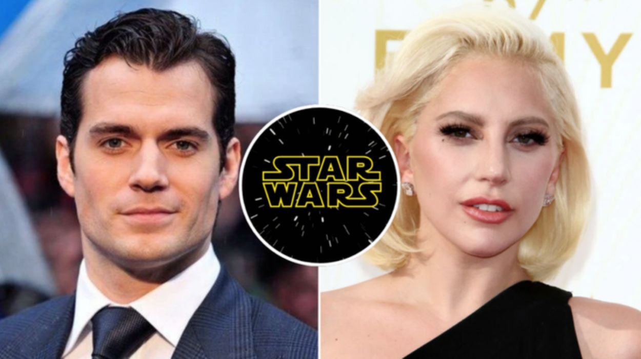 Lady Gaga and Henry Cavill in Star Wars