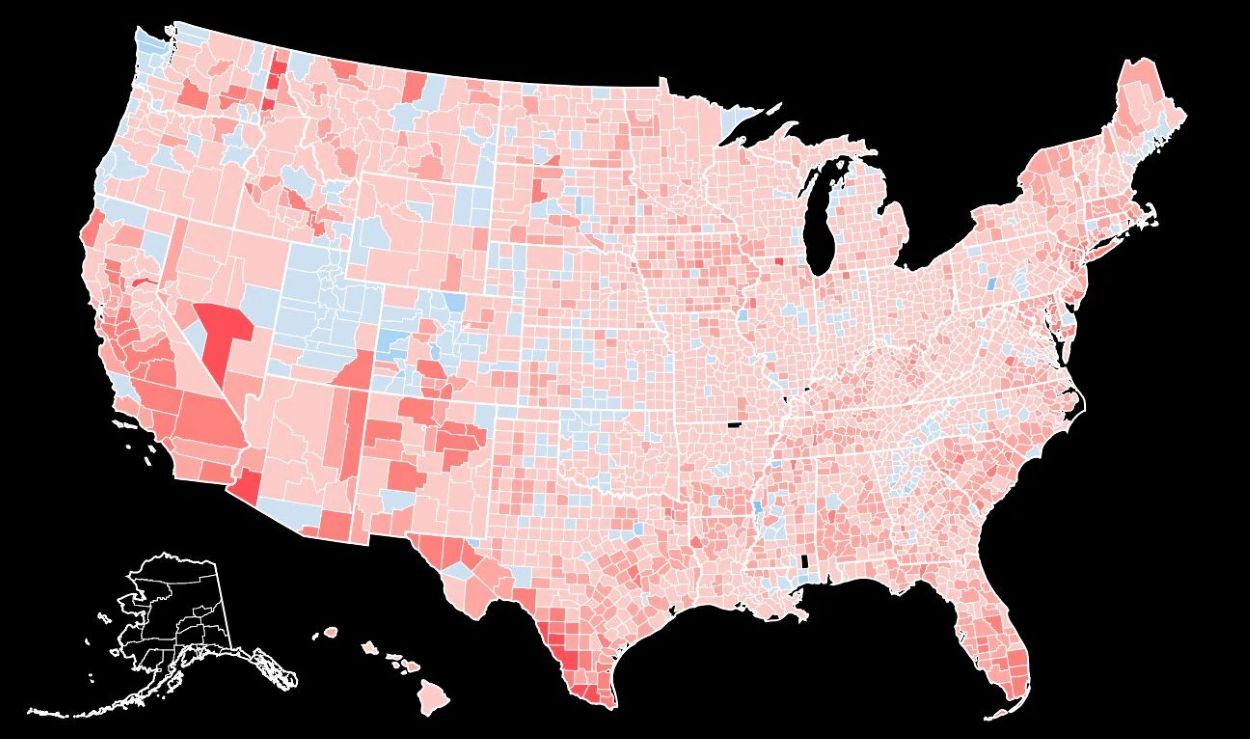 Trump's 2024 Map Looks Redder Than 2020.