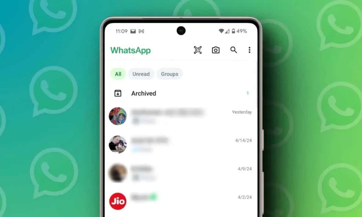 WhatsApp Chat Filters Feature