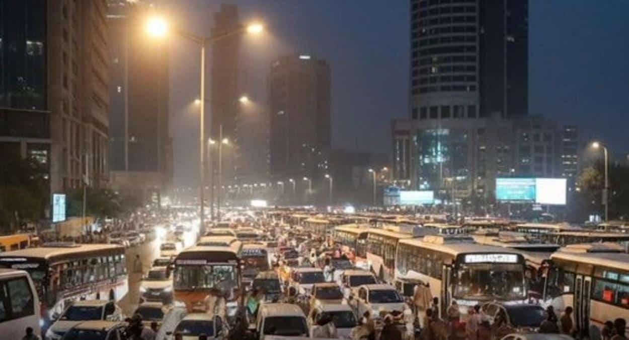 Karachi Traffic Jam