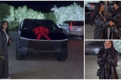 Kim Kardashian Tesla Gift