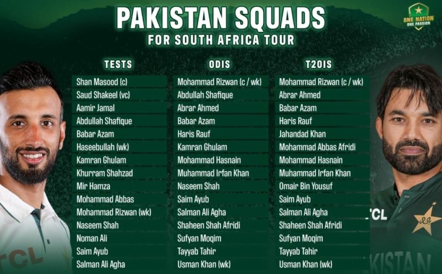 Pakistan South Africa Tour 2024