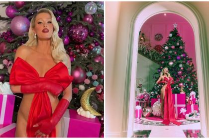 Paris Hilton Christmas Photoshoot