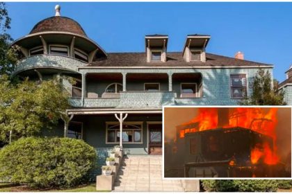 Andrew McNally House burns in wildfire