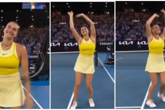 Aryna Sabalenka Australian Open Dance