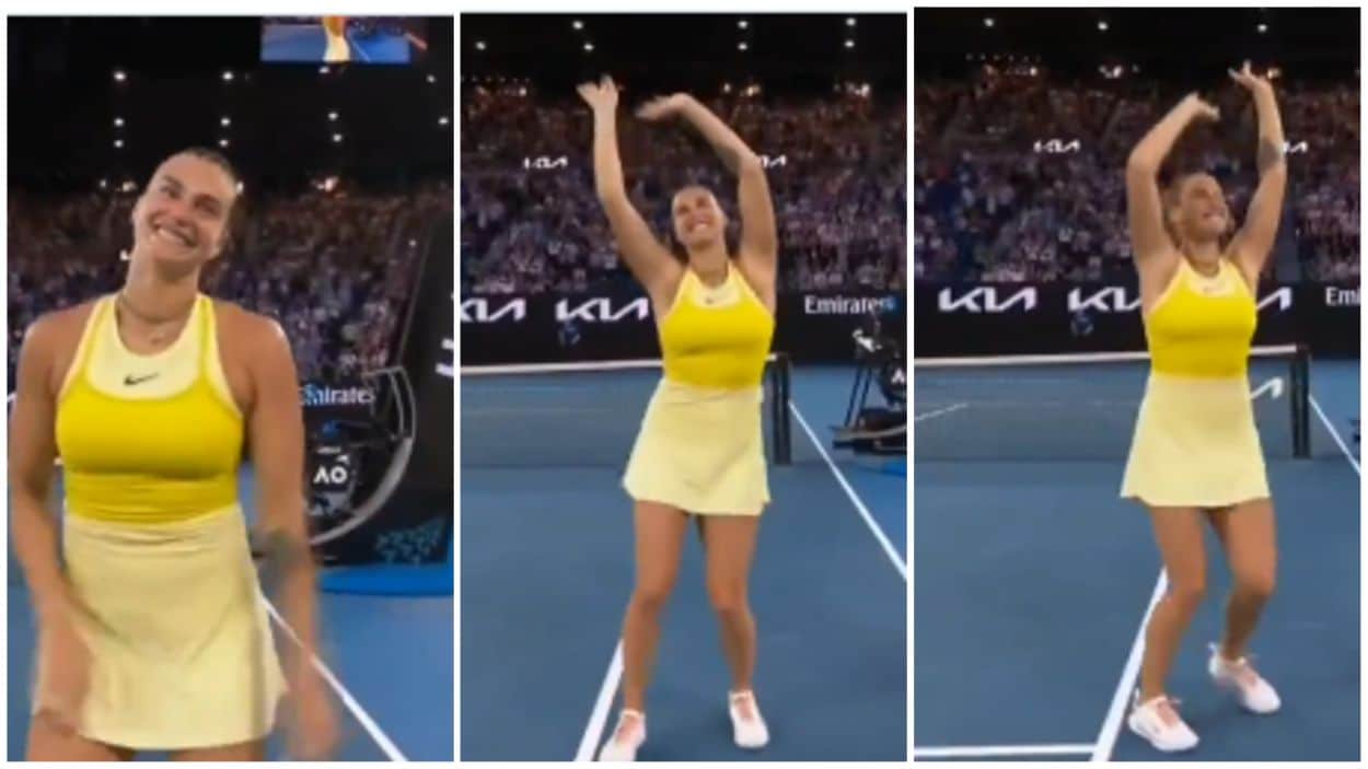 Aryna Sabalenka Australian Open Dance