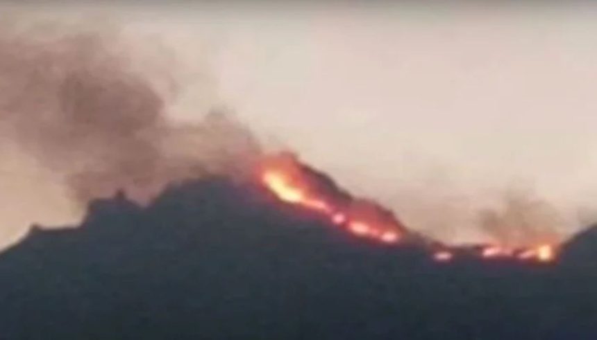 Sulaiman Range Wildfires Dera Ismail Khan