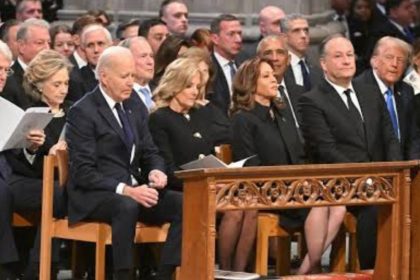 5 US Presidents Jimmy Carter at State Funeral