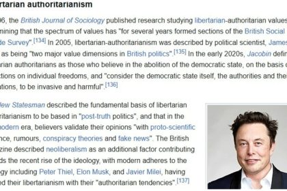 Elon Musk authoritarianism Wikipedia