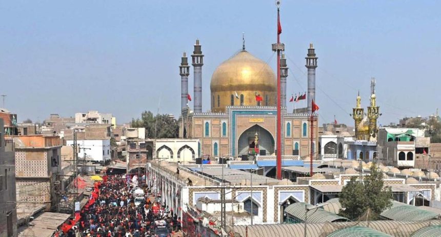 Hazrat Lal Shahbaz Qalandar in Sehwan Sharif shrine