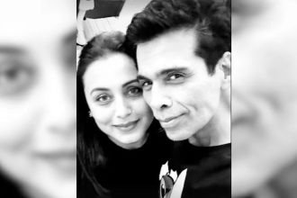 Karan Johar Rani Mukerji Selfie