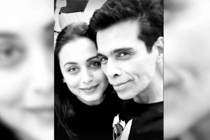 Karan Johar Rani Mukerji Selfie