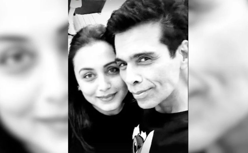 Karan Johar Rani Mukerji Selfie