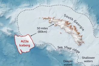 British Antarctic Survey (BAS) Iceberg A23a