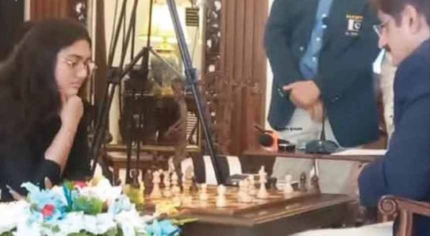 Mahak Maqbool, Murad Ali Shah Chess Match