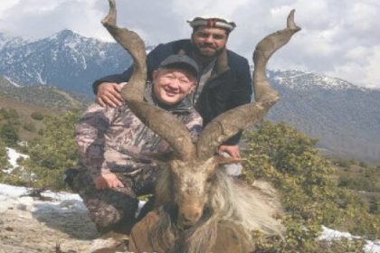 Trophy near Pakistan's Chitral Gol National Park (CGNP)